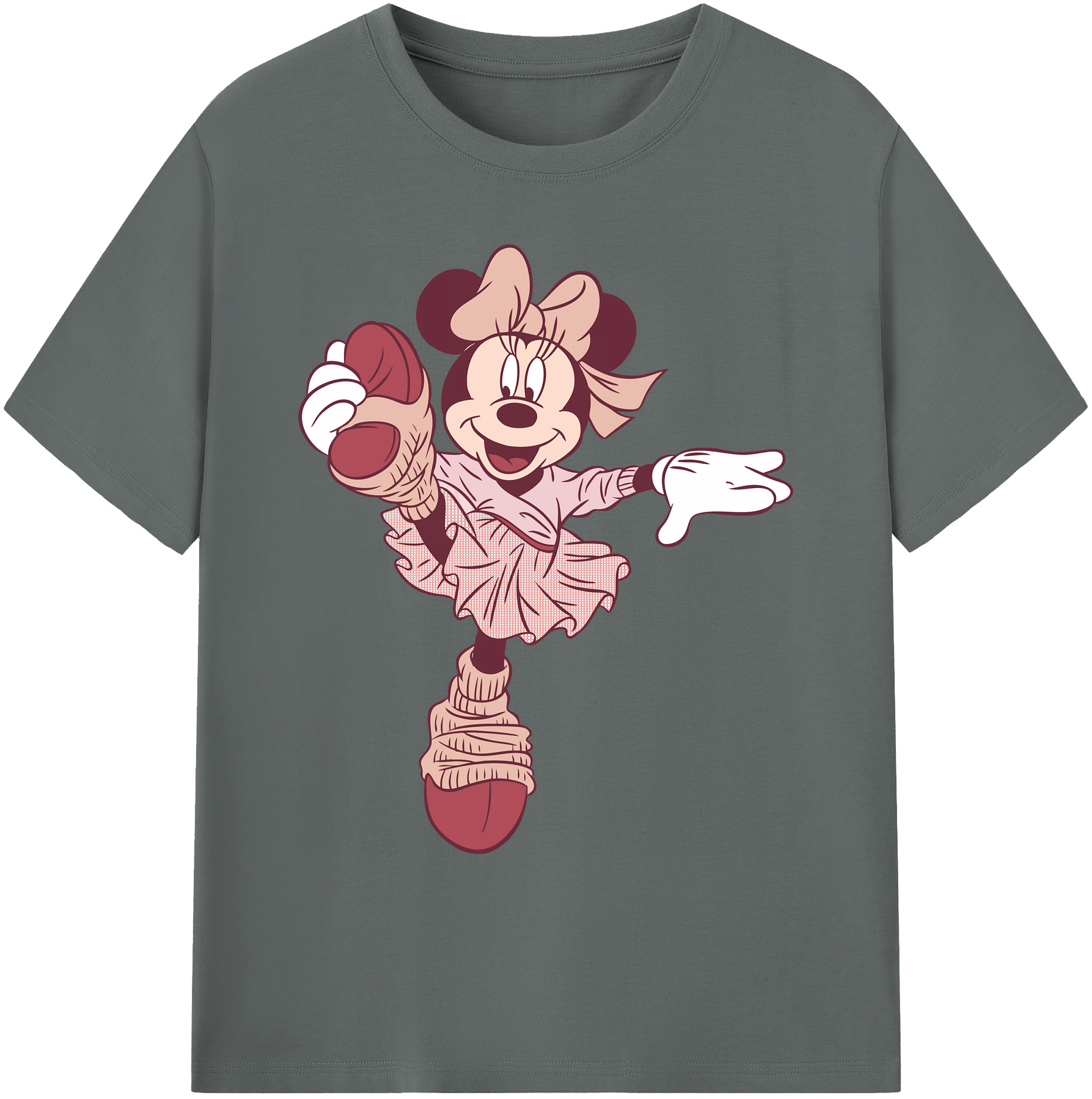 ミッキーマウス Mickey Mouse 綿100％ メンズ半袖Tシャツ｜肌触りやわらか＆通気性